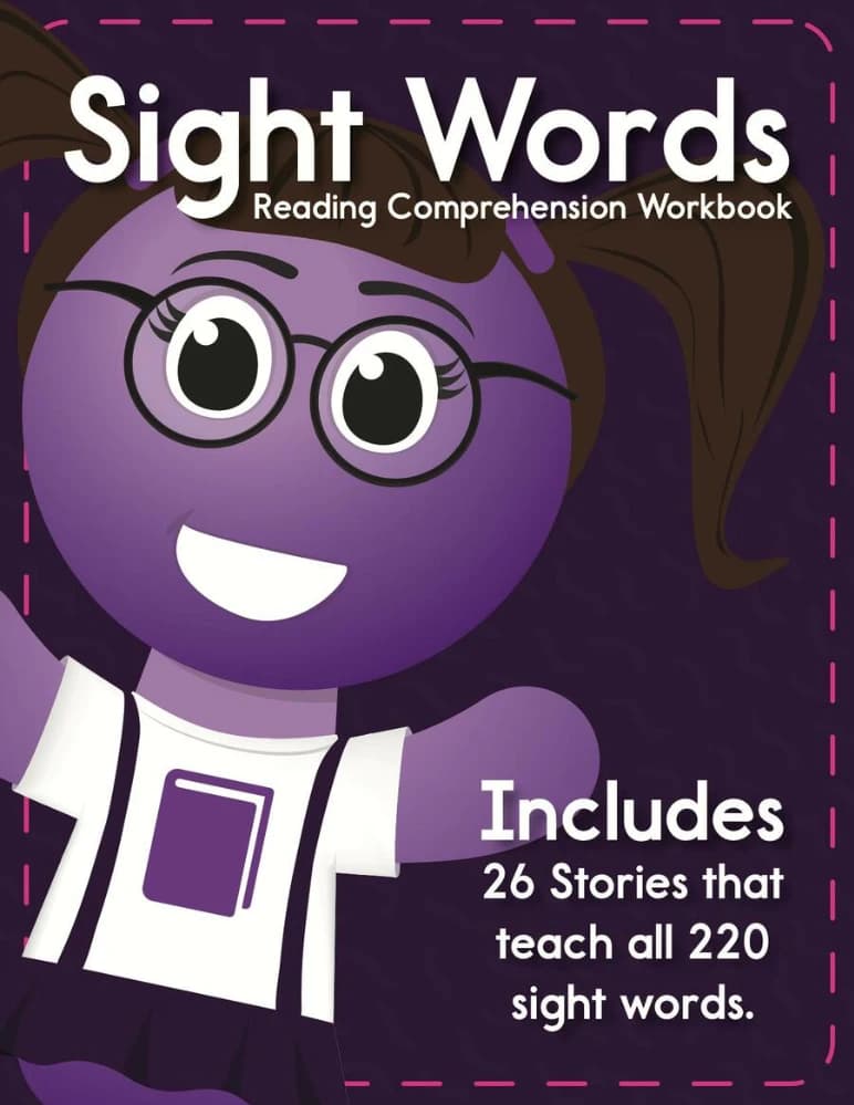 کتاب Sight Words Reading Comprehension Workbook (کتاب کار درک مطلب واژگان پایه) نسخه انگلیسی PDF