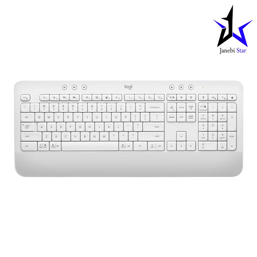 کیبورد بی‌سیم لاجیتک مدل Logitech Signature K650 Wireless White
