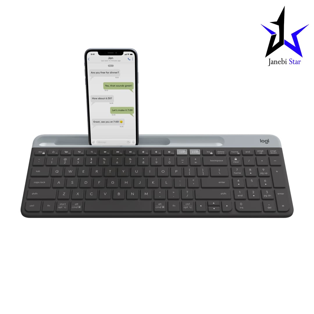 کیبورد بی‌سیم لاجیتک مدل Logitech K580 Graphite — تصویر ۲