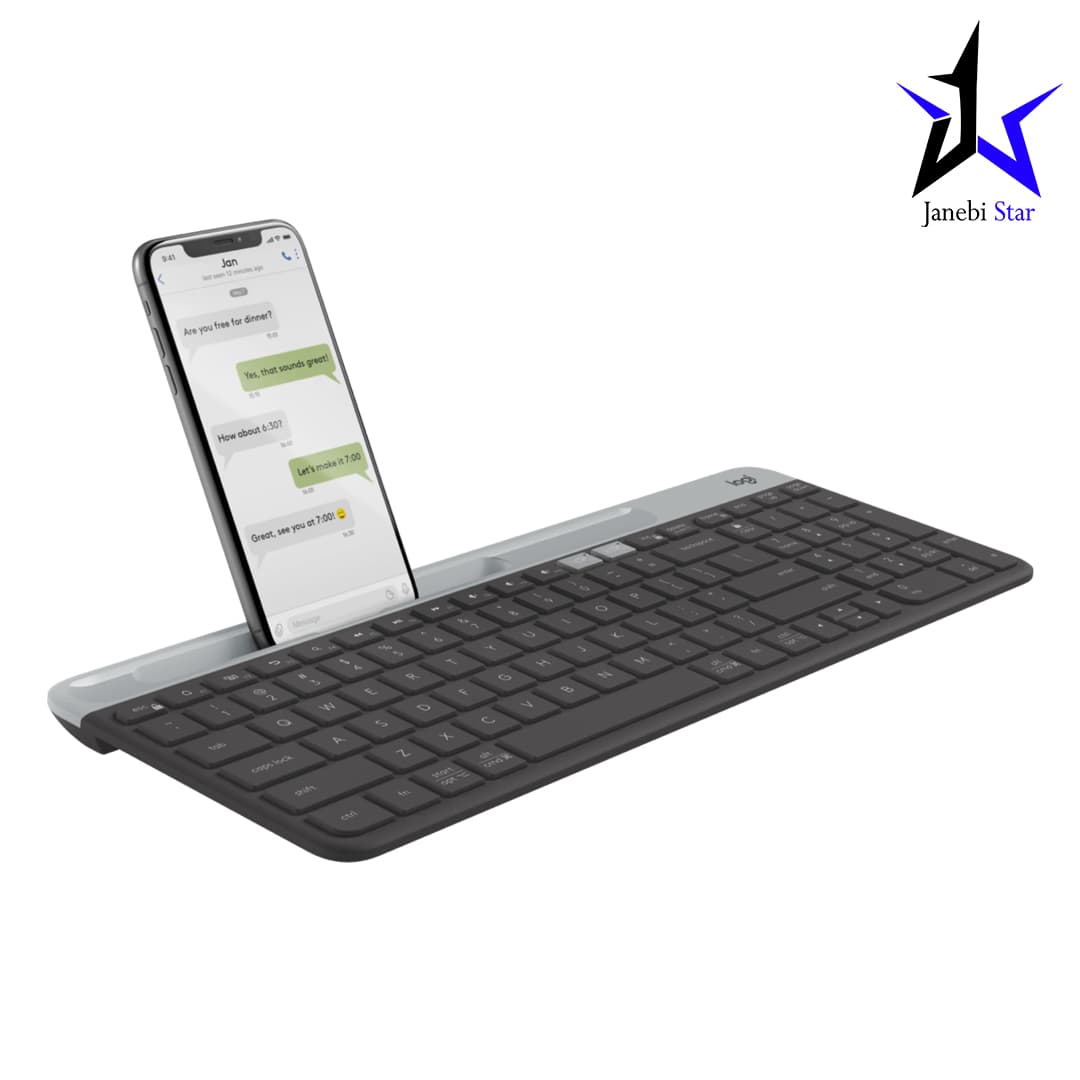 کیبورد بی‌سیم لاجیتک مدل Logitech K580 Graphite — تصویر ۶