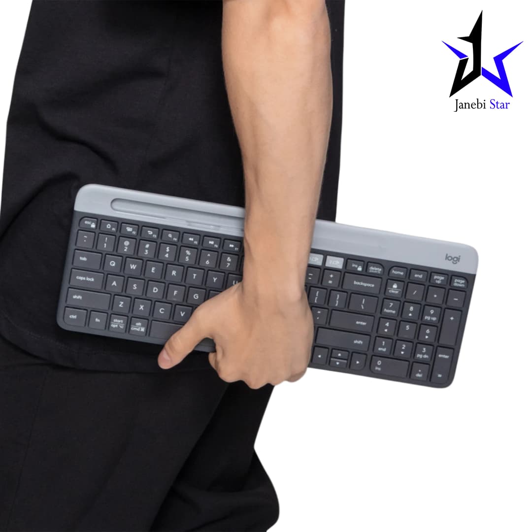 کیبورد بی‌سیم لاجیتک مدل Logitech K580 Graphite — تصویر ۳