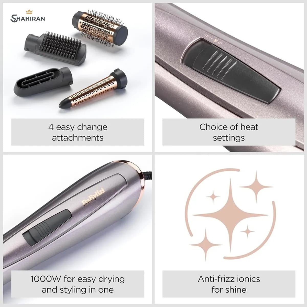 سشوار برس‌دار بابیلیس مدل BABYLISS AS136SDE — تصویر ۵