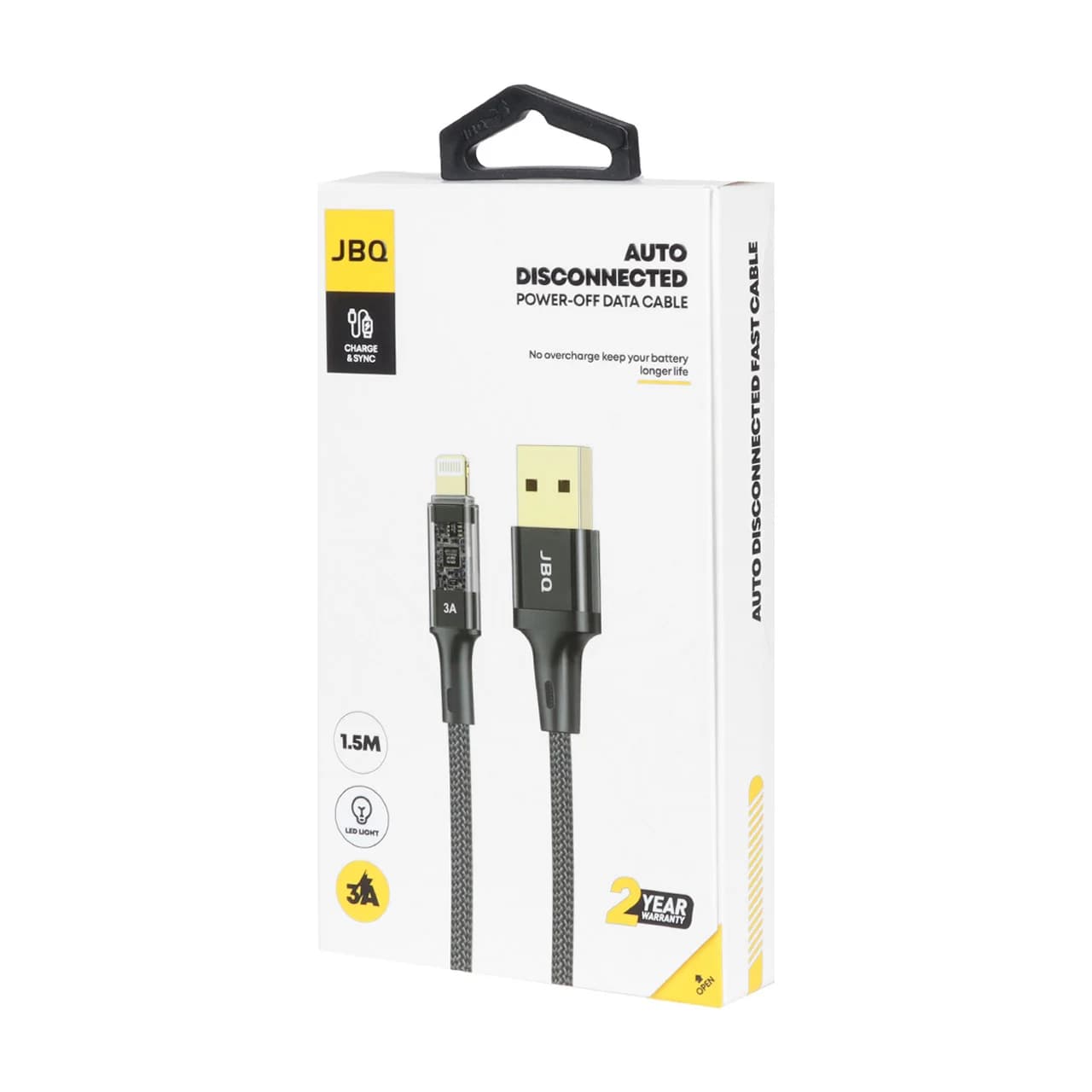 کابل شارژ 1.5 متری فست آیفون JBQ مدل CA-728 — تصویر ۴