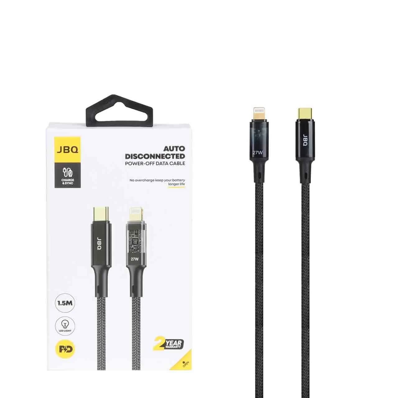 کابل شارژ 1.5 متری PD و فست JBQ Type-C to Lightning مدل CA-728