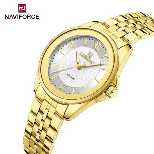 ساعت زنانه نیوی فورس Naviforce NF 5067 G/W — تصویر ۲
