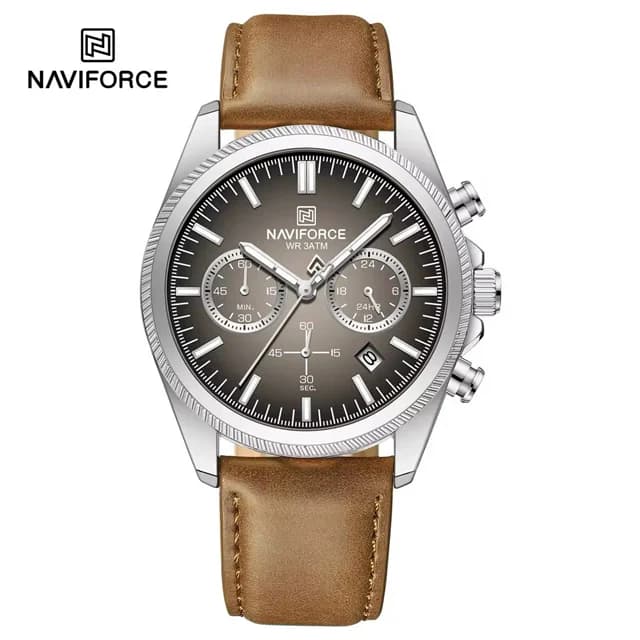 ساعت مردانه نیوی فورس Naviforce NF 8082L S/GY/BN — تصویر ۲