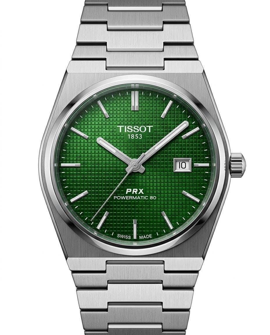 ساعت مردانه برند تیسوت Tissot استیل صفحه سبز کد 0026
