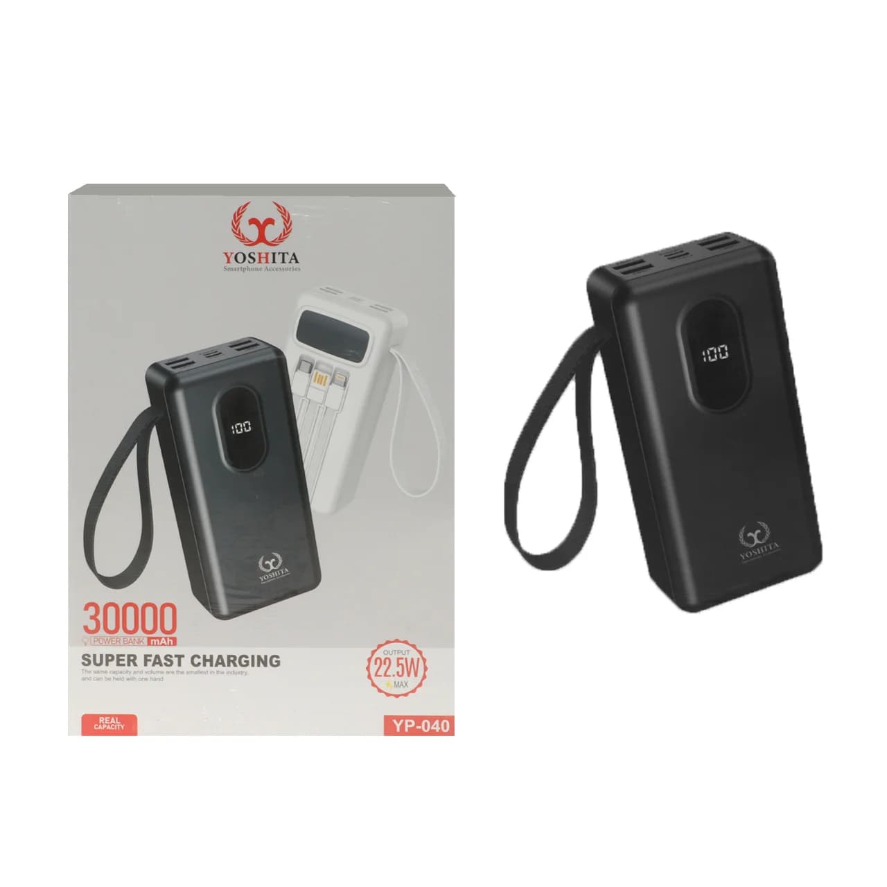 پاوربانک فست یوشیتا Yoshita ظرفیت 30000mAh مدل YP-040 22.5W — تصویر ۶