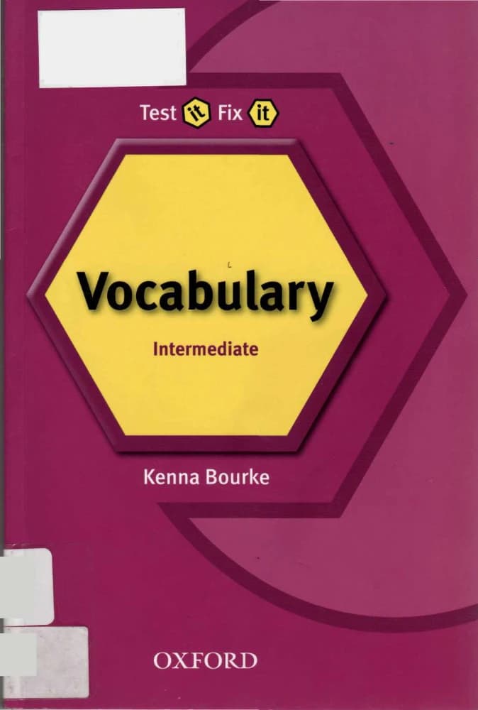 کتاب Vocabulary Intermediate (واژگان سطح متوسط) نسخه انگلیسی PDF