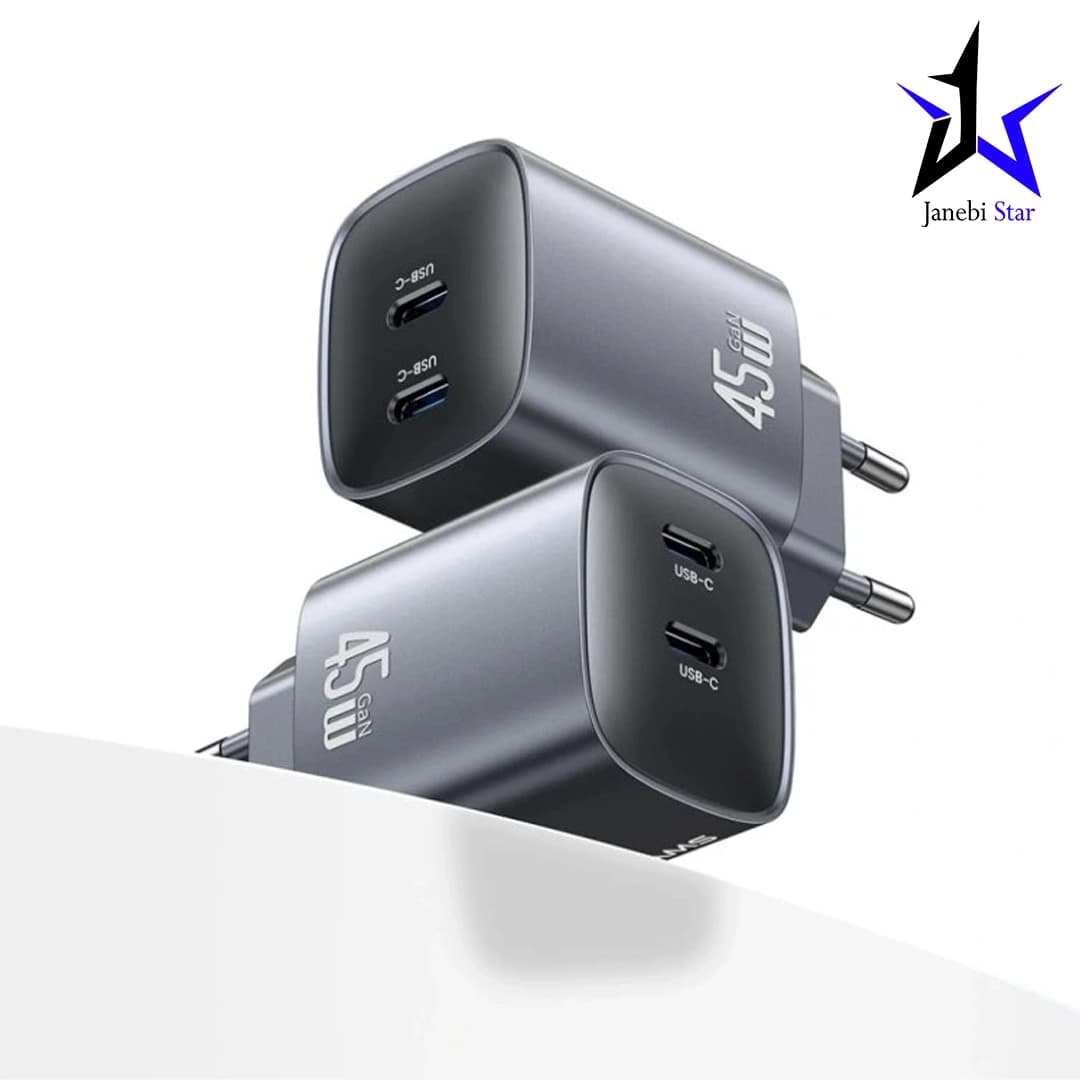 شارژر دیواری یوسمز مدل US-CC305 با توان 45 وات — تصویر ۳