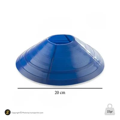 مانع تمرین فوتبال بشقابی کنز ژله ای بسته 10 عددی DST — تصویر ۳