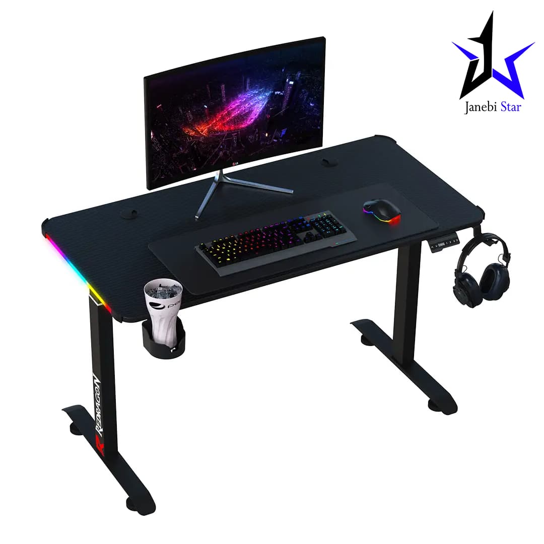 میز گیمینگ موتور دار ردراگون GD-3330 RGB — تصویر ۷