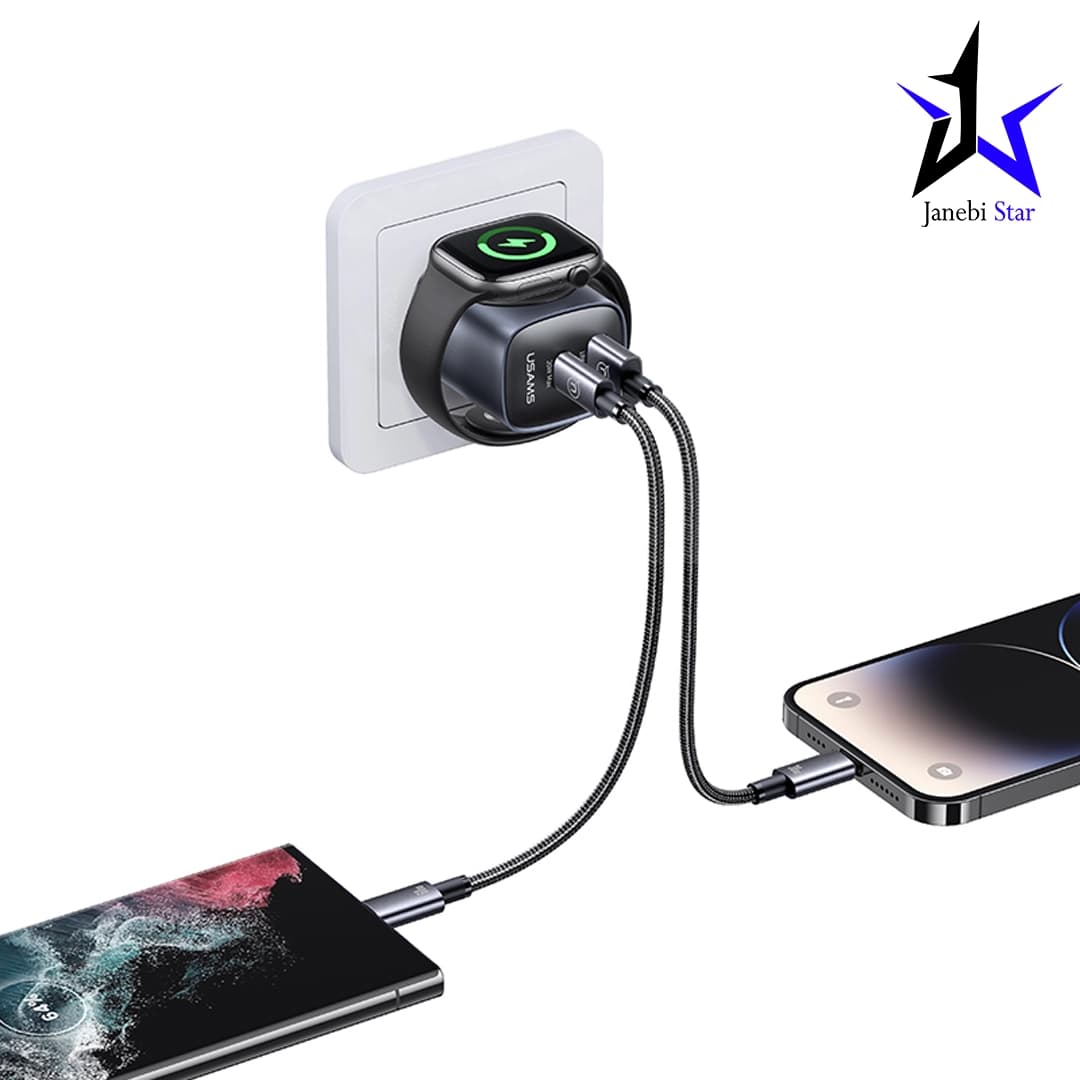 شارژر دیواری یوسمز مدل US-CC293 با توان 20 وات — تصویر ۳