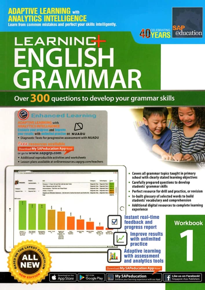 کتاب Learning Grammar 1 (یادگیری گرامر ۱) نسخه انگلیسی PDF