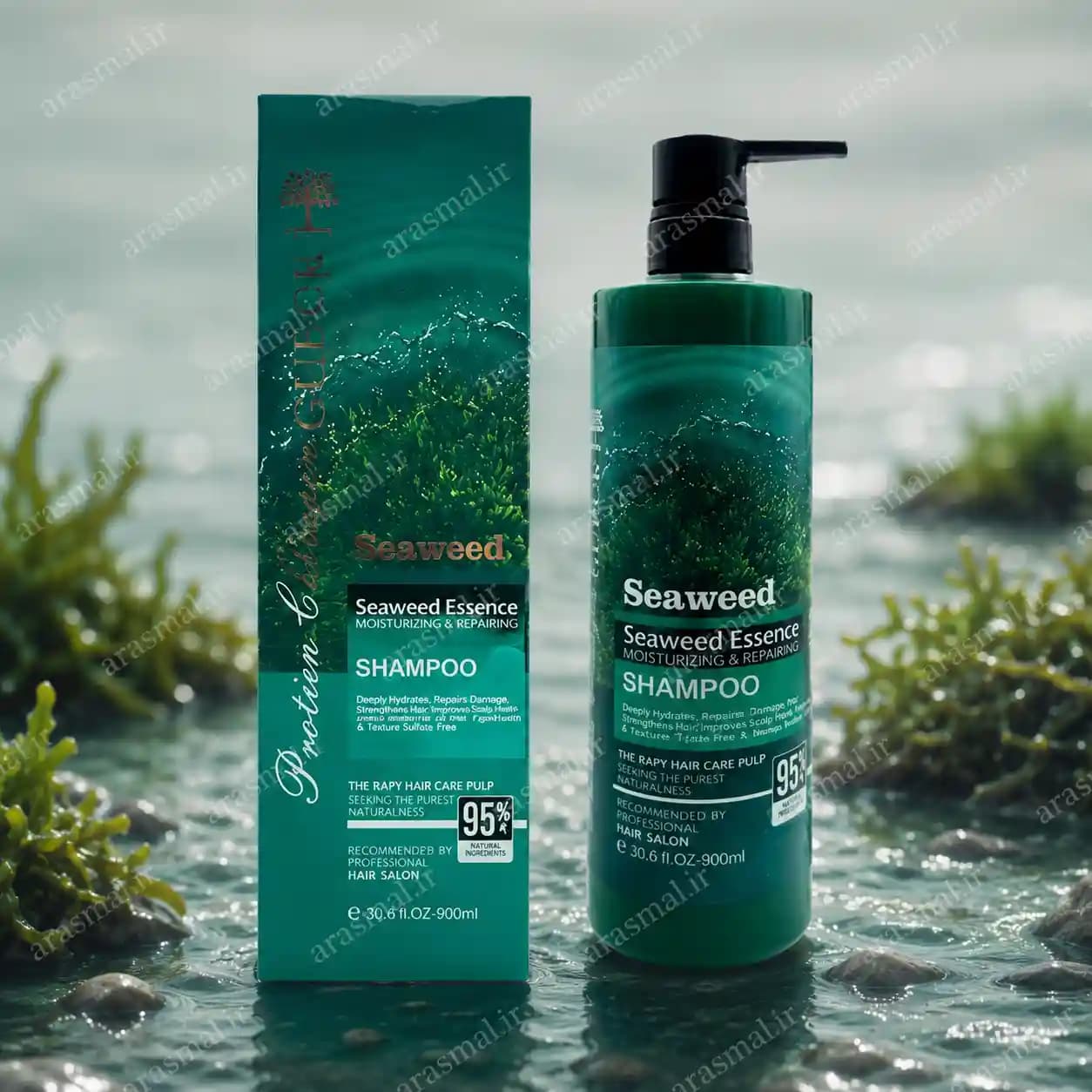 شامپو جلبک دریایی Seaweed Essence حجم ۹۰۰ میل