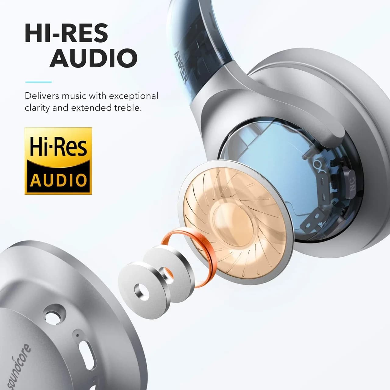 هدفون بلوتوثی انکر ANKER مدل SoundCore Life Q20 — تصویر ۸