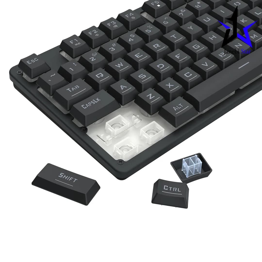 کیبورد با سیم رددراگون Redragon NETHERBANE K521-RGB WRD — تصویر ۶