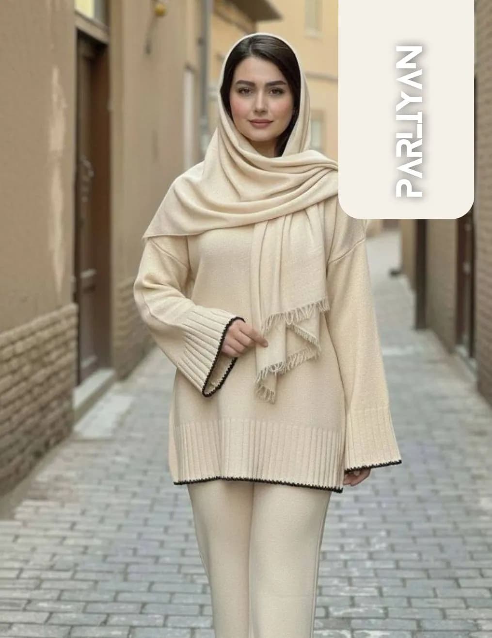ست بلوز و شلوار بافت زنانه پارلین | PA1110202501 — تصویر ۵