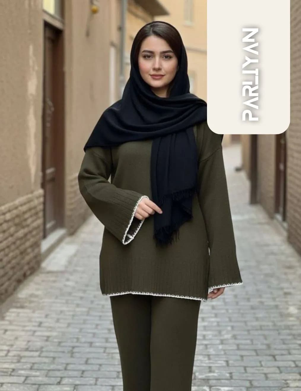 ست بلوز و شلوار بافت زنانه پارلین | PA1110202501 — تصویر ۶