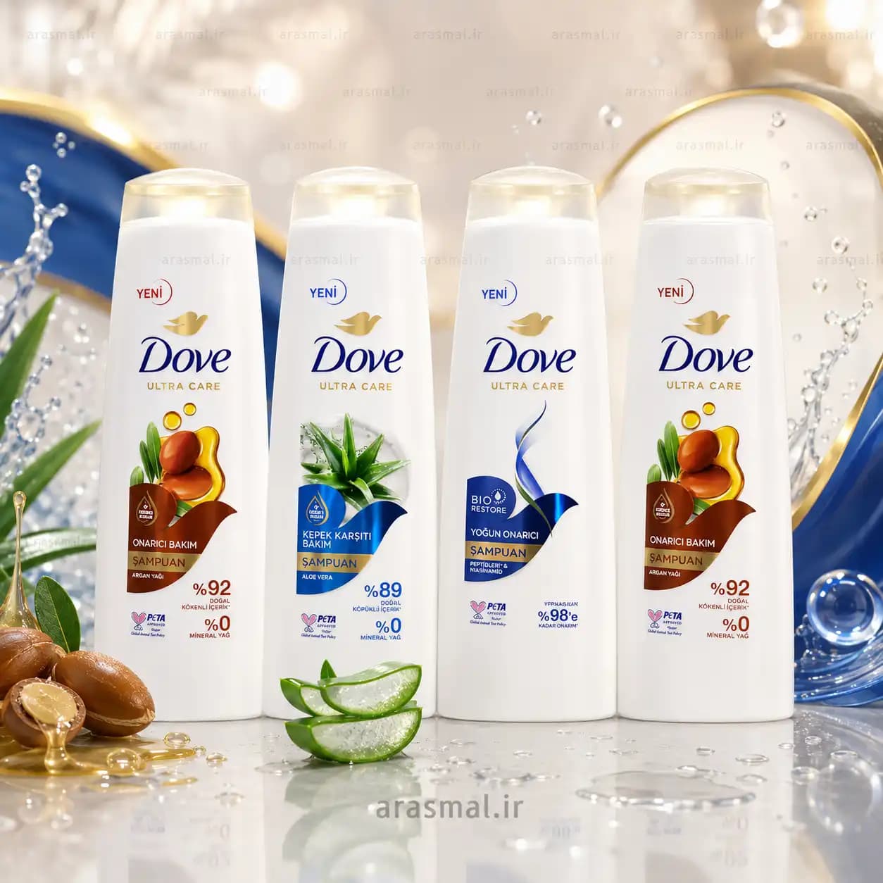 شامپو داو Dove Ultra Care مدل‌های متنوع