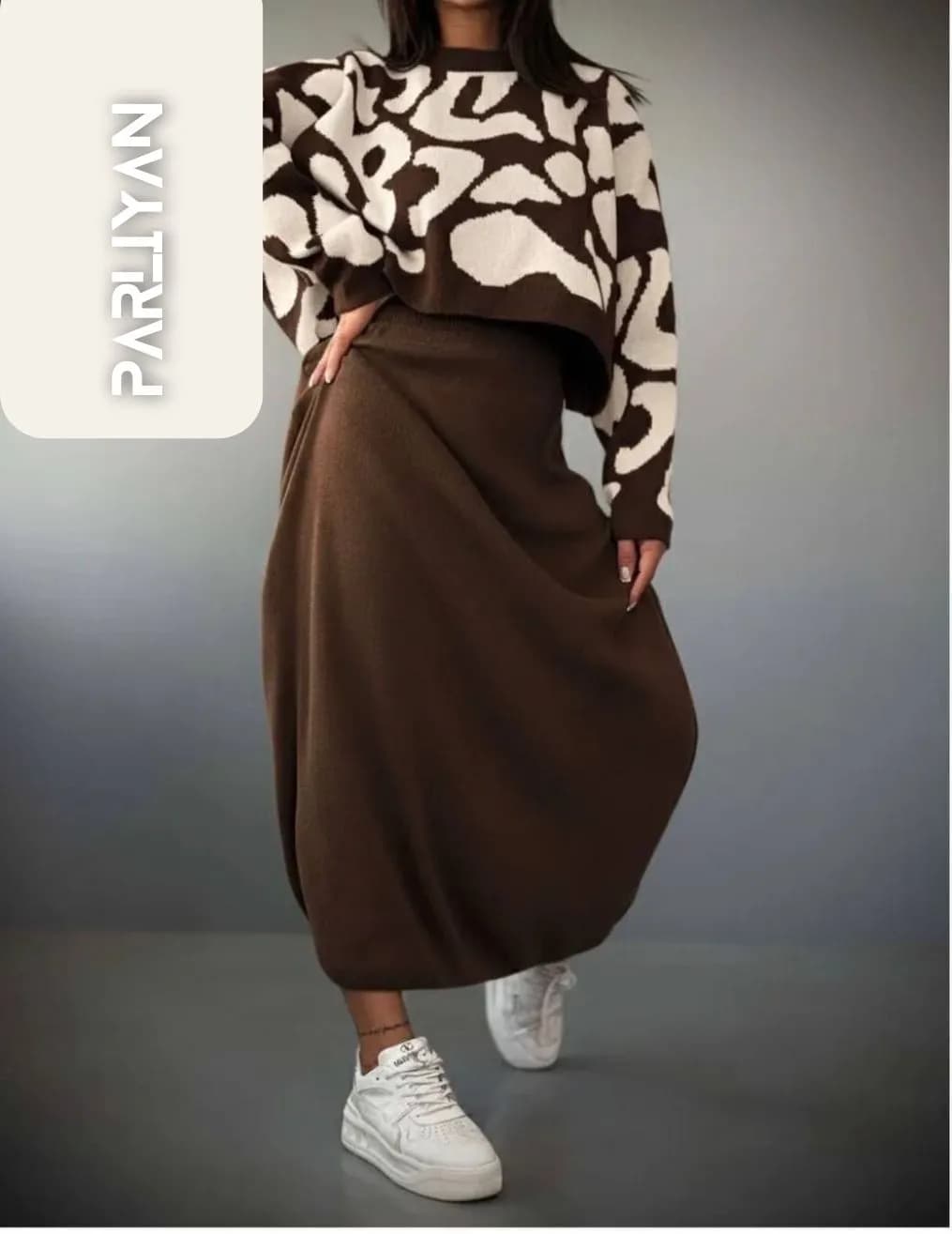 رویه سارافون بافت زنانه پارلین | PA1026202504 — تصویر ۶