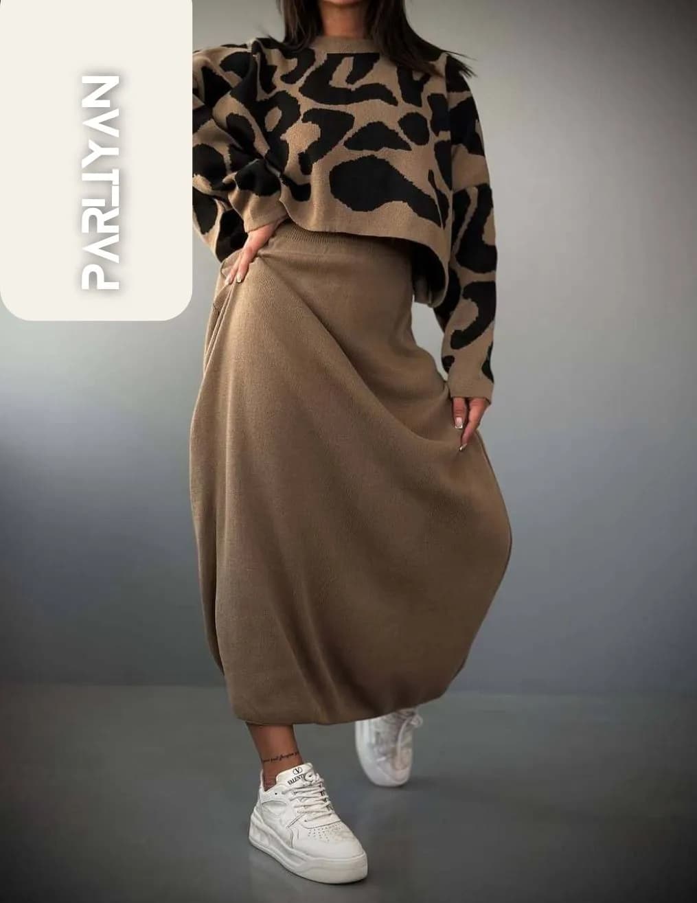 رویه سارافون بافت زنانه پارلین | PA1026202504 — تصویر ۷