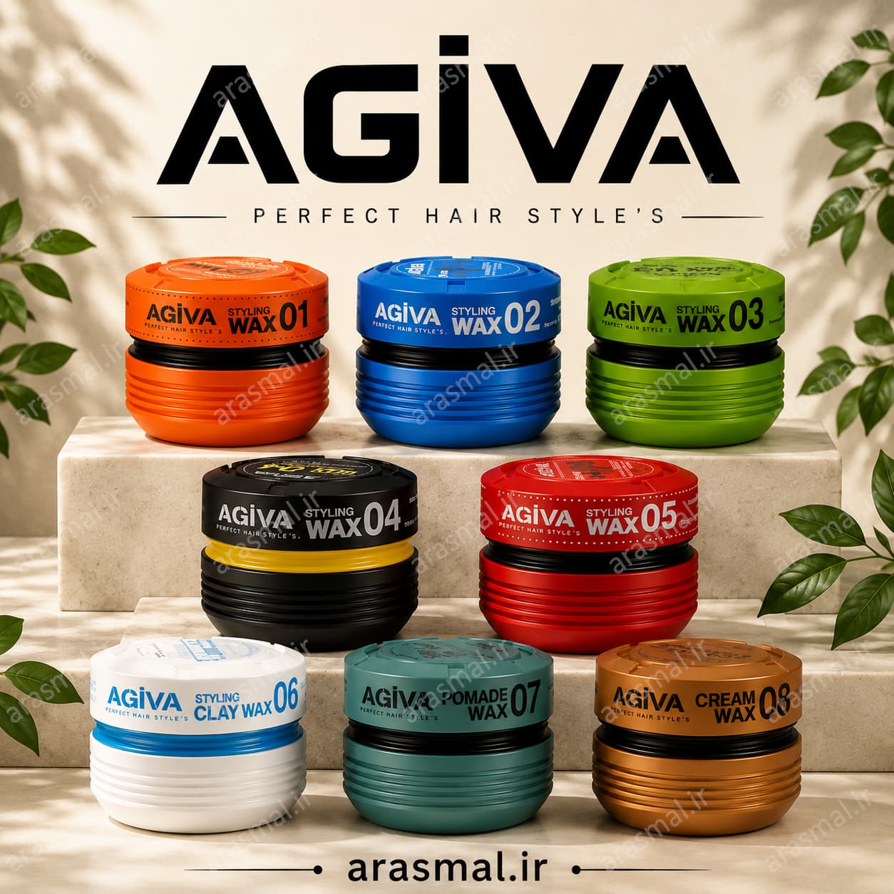 واکس مو آگیوا AGIVA حجم 175 میل