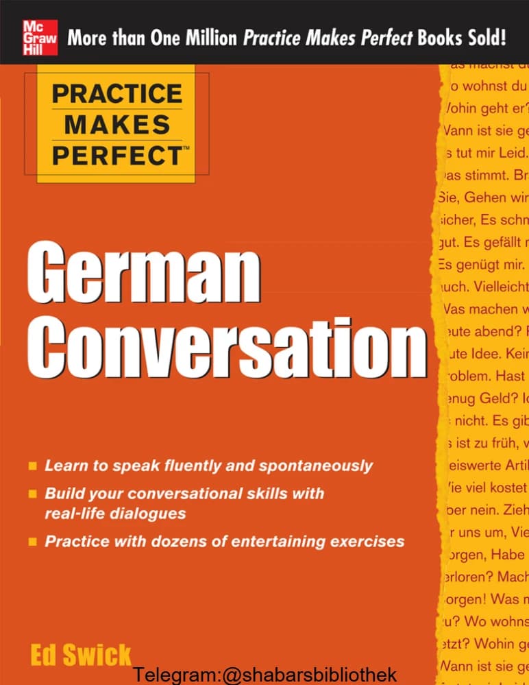 کتاب Practice Makes Perfect German Conversation (تمرین مکالمه آلمانی) نسخه آلمانی PDF
