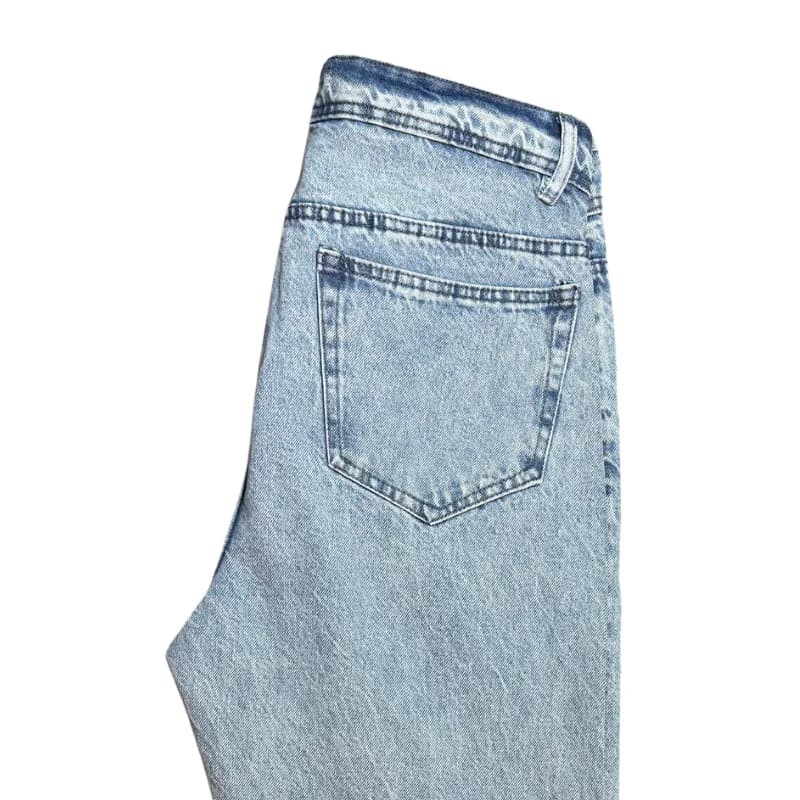 شلوار لی مردانه زارا ZARA آبی روشن — تصویر ۴
