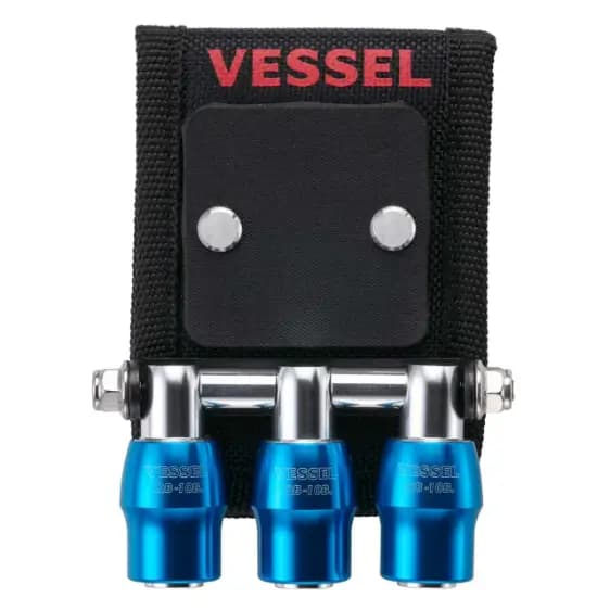 ست سهتایی هلدر بیت مگنتی مدل QB-10MB3B (رنگ آبی) lوسل vessel — تصویر ۳