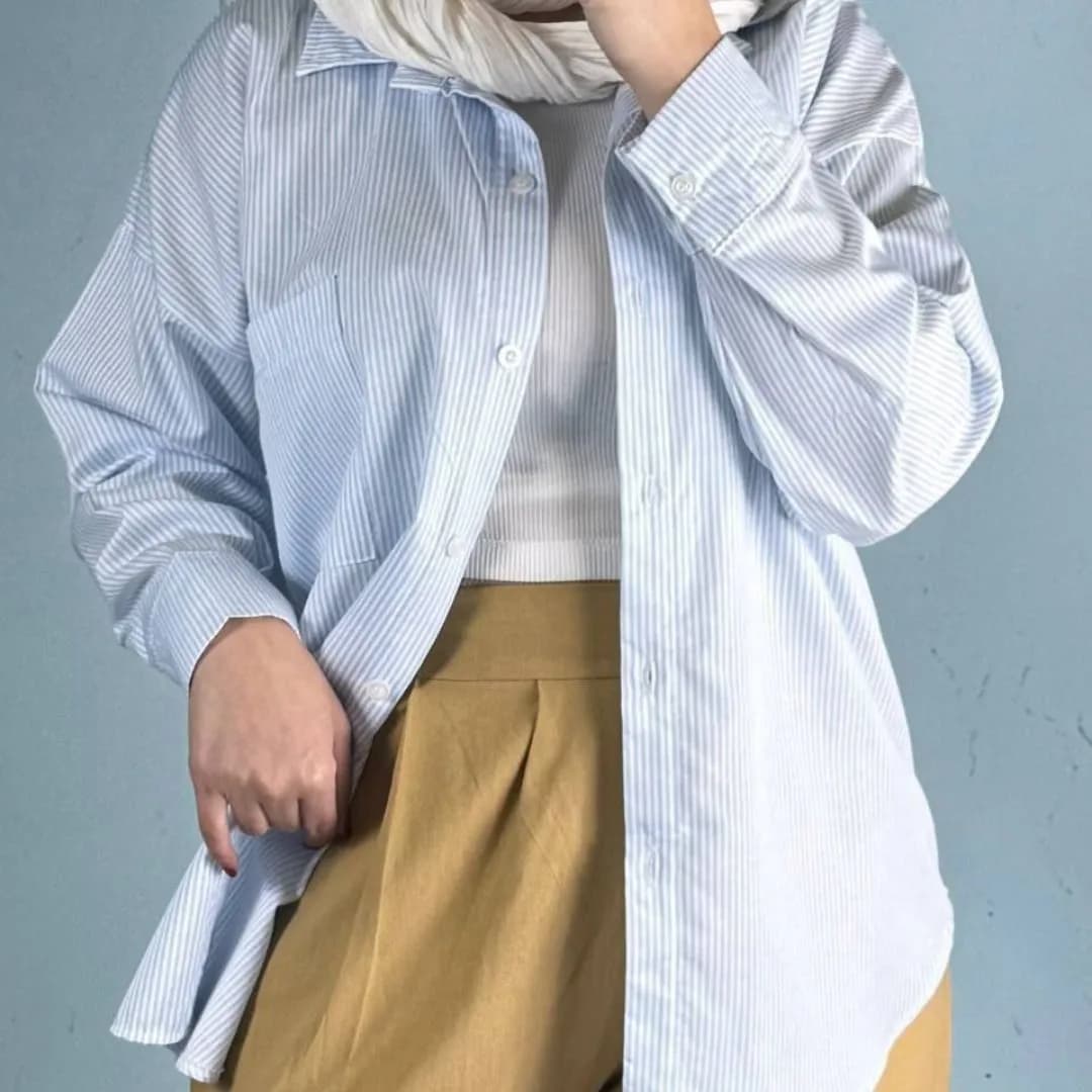 شومیز مانتویی | کد محصول: pa064 — تصویر ۴