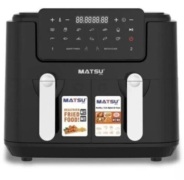 سرخ کن دو قلو 9 لیتری بدون روغن ماتسو تحت لیسانس ژاپن مدل MA-2666 ا matsu