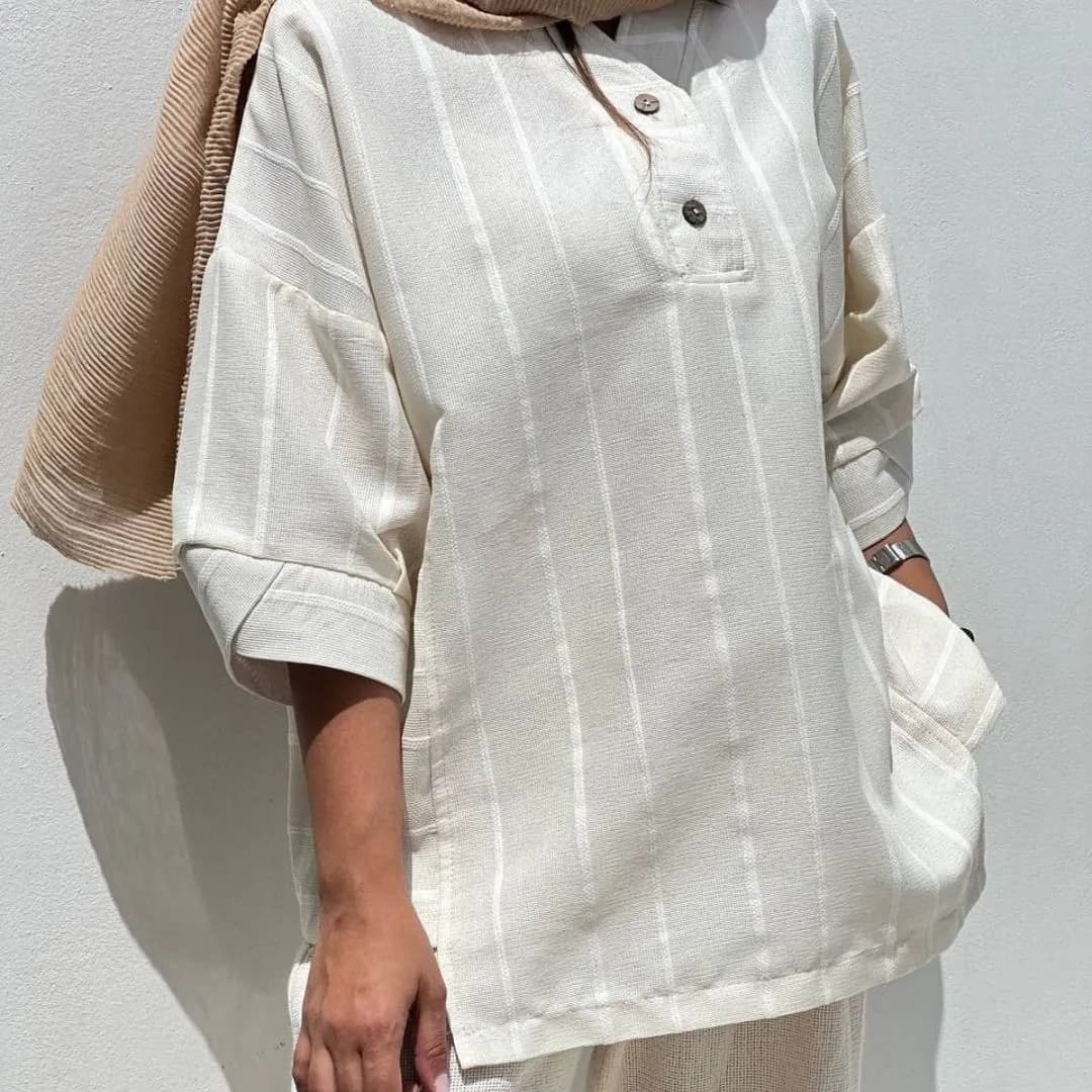 شومیز مانتویی | کد محصول: pa012 — تصویر ۲