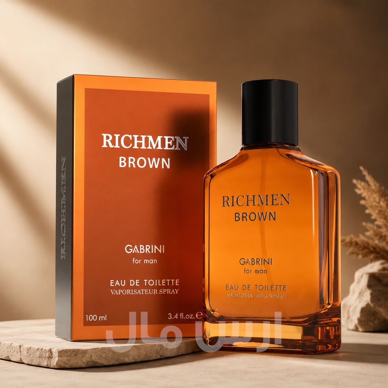 ادکلن مردانه گابرینی Gabrini مدل Richmen Brown حجم 100 میل