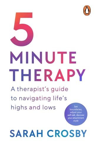 کتاب Five Minute Therapy (درمان پنج دقیقهای) نسخه انگلیسی PDF | سارا کرازبی