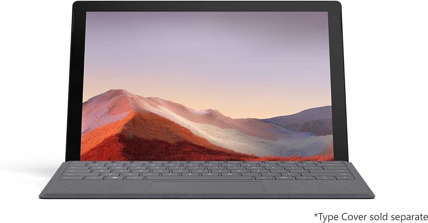 لپ تاپ +کیبوردMicrosoft Surface Pro 7 | Core i7-1065G7 | 16GB | 512GB SSD — تصویر ۲
