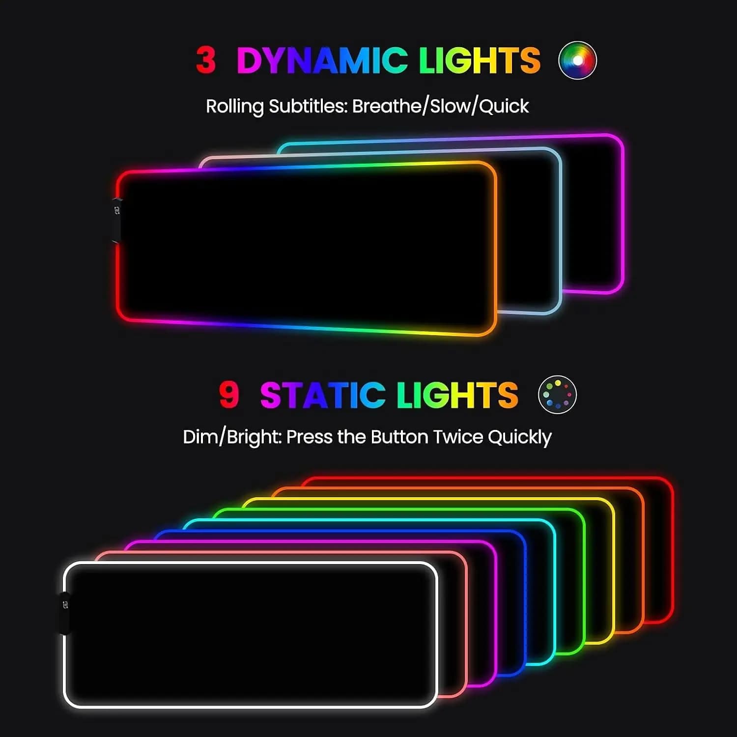 KASTWAVE پد موس گیمینگ RGB | KASTWAVE GA4676 — تصویر ۴