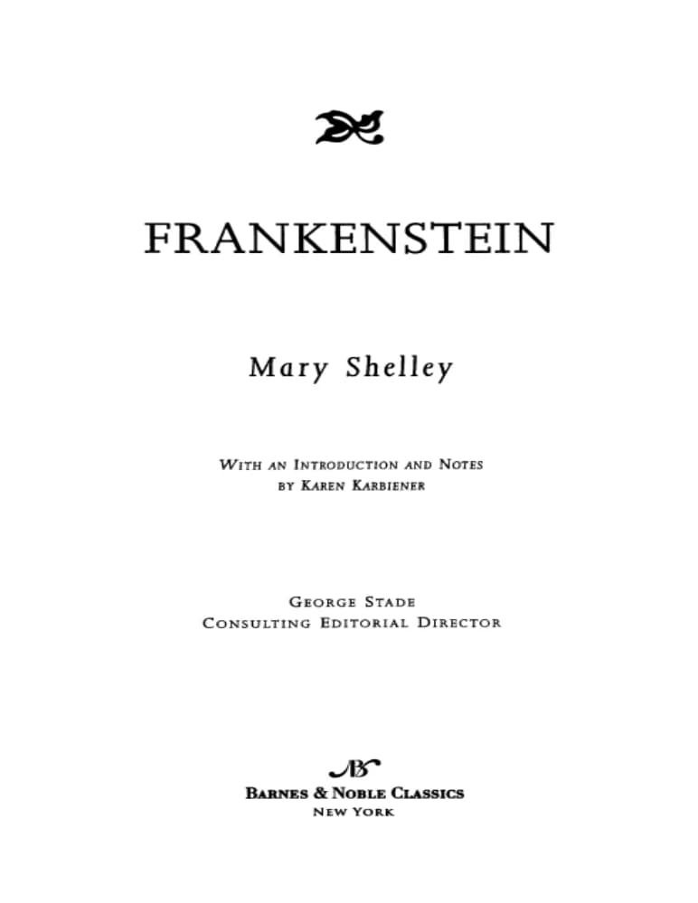 کتاب Frankenstein (فرانکنشتاین) نسخه انگلیسی PDF | مری شلی — تصویر ۶