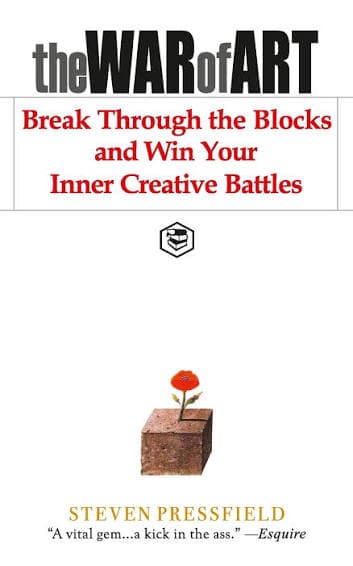 کتاب The War of Art (جنگ هنر: شکستن موانع و پیروزی در نبردهای خلاقانه درونی) نسخه انگلیسی PDF | استیون پرسفیلد