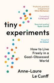 کتاب Tiny Experiments (آزمایش‌های کوچک: چگونه در دنیایی با وسواس هدف، آزادانه زندگی کنیم) نسخه انگلیسی PDF | آن-لور لو کانف