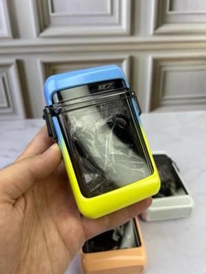 کیف سیگار شیشه ای فندک دار المنتی — تصویر ۷