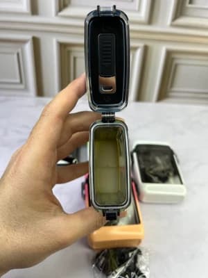 کیف سیگار شیشه ای فندک دار المنتی — تصویر ۴
