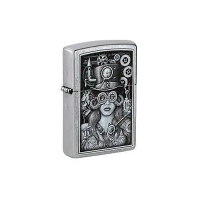 فندک برند زیپو اورجینال کد 48387 207 STEAMPUNK DESIGN