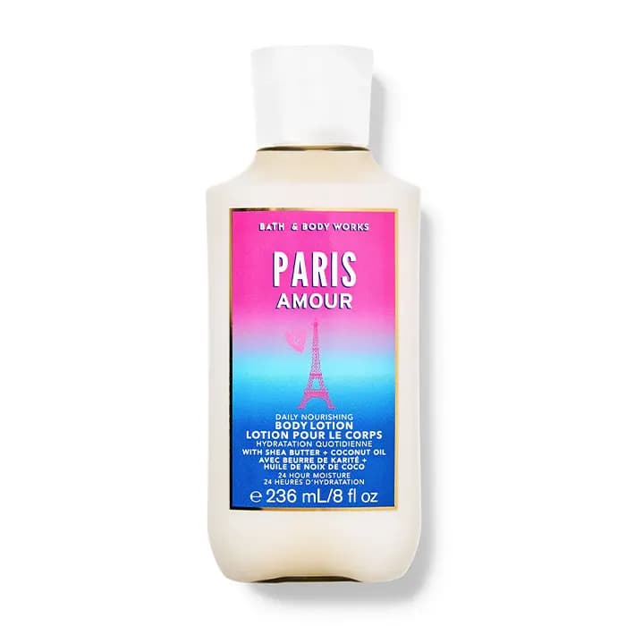 لوسیون بدن بث اند بادی وورکس Bath and Body Works رایحه Paris Amour حجم 236 میل — تصویر ۳