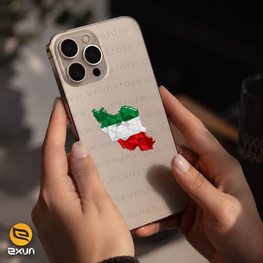 برچسب نقشه ایران مدل ژله ای — تصویر ۳