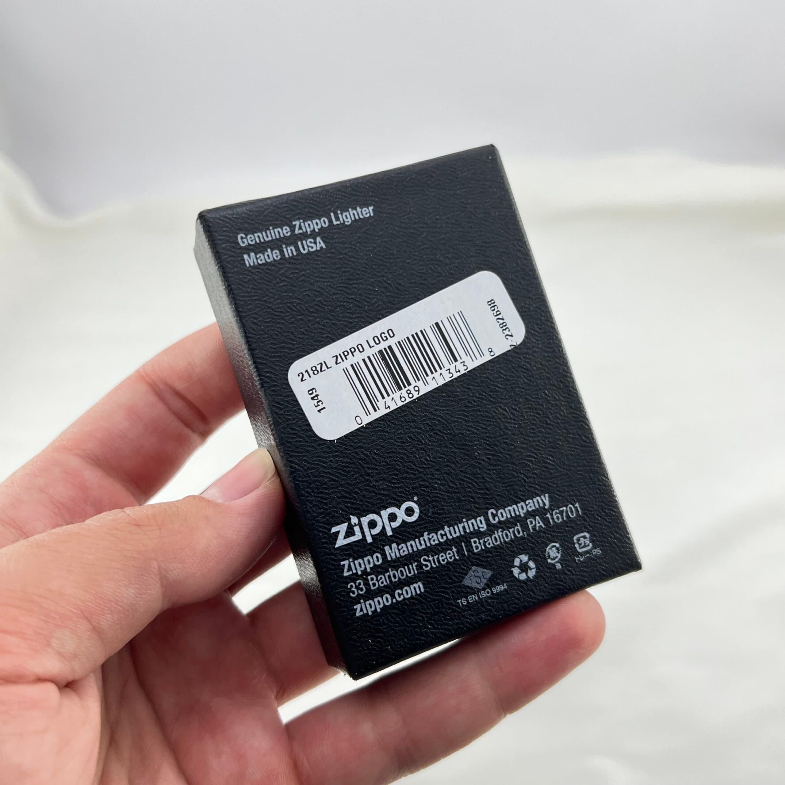 فندک برند زیپو اورجینال کد 218ZL ZIPPO LOGO — تصویر ۷
