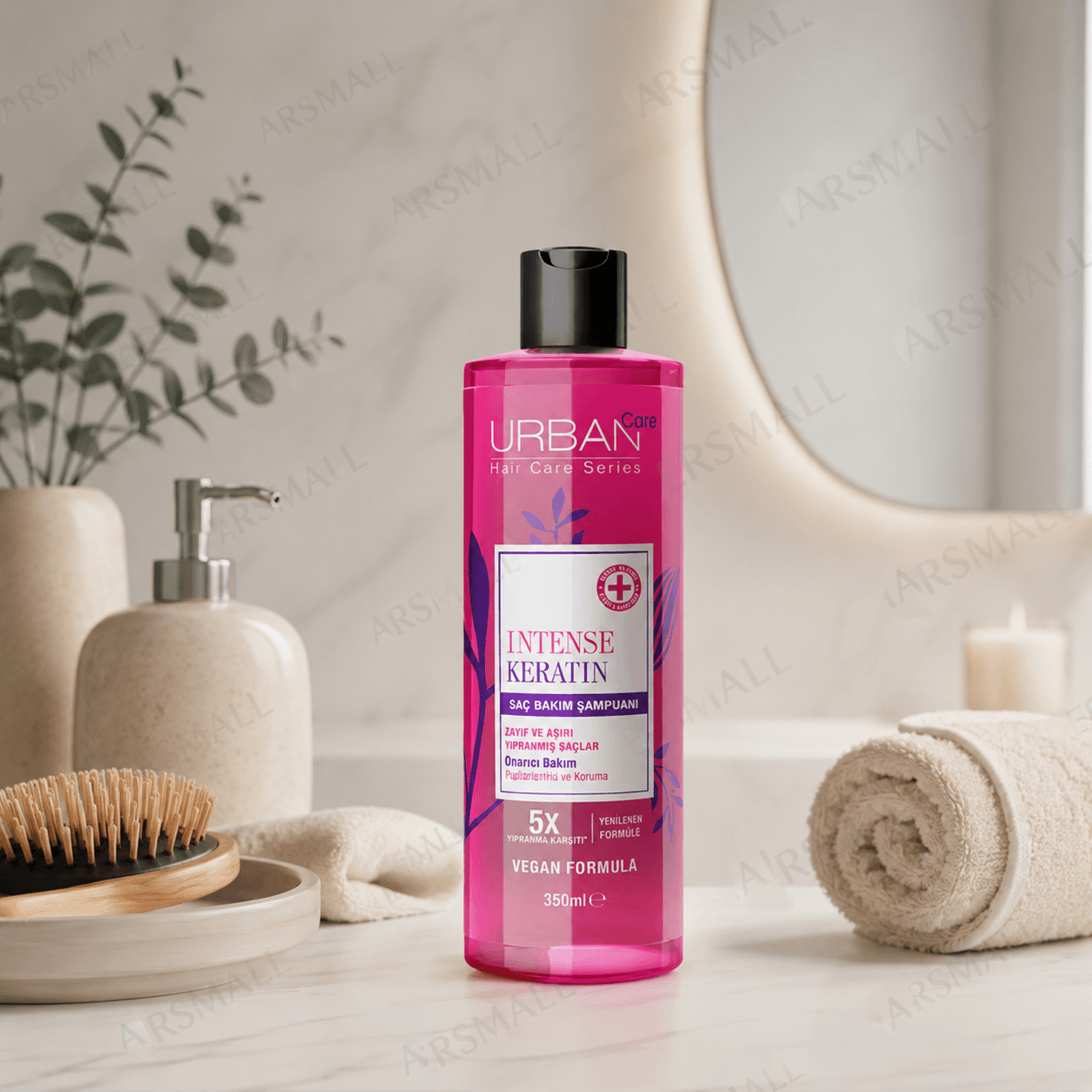 شامپو اینتنس کراتینه اوربن کر UIrban Care مدل Intense Keratin حجم 350 میل (اصل واردات قانونی ارسال از منطقه آزاد ارس)