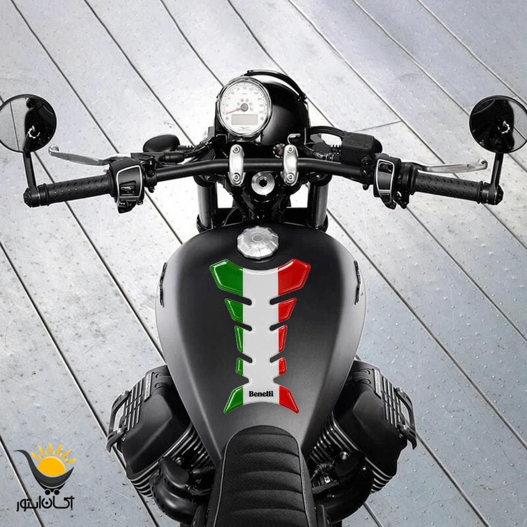 برچسب باک موتورسیکلت مدل ژله ای طرح Benelli — تصویر ۳