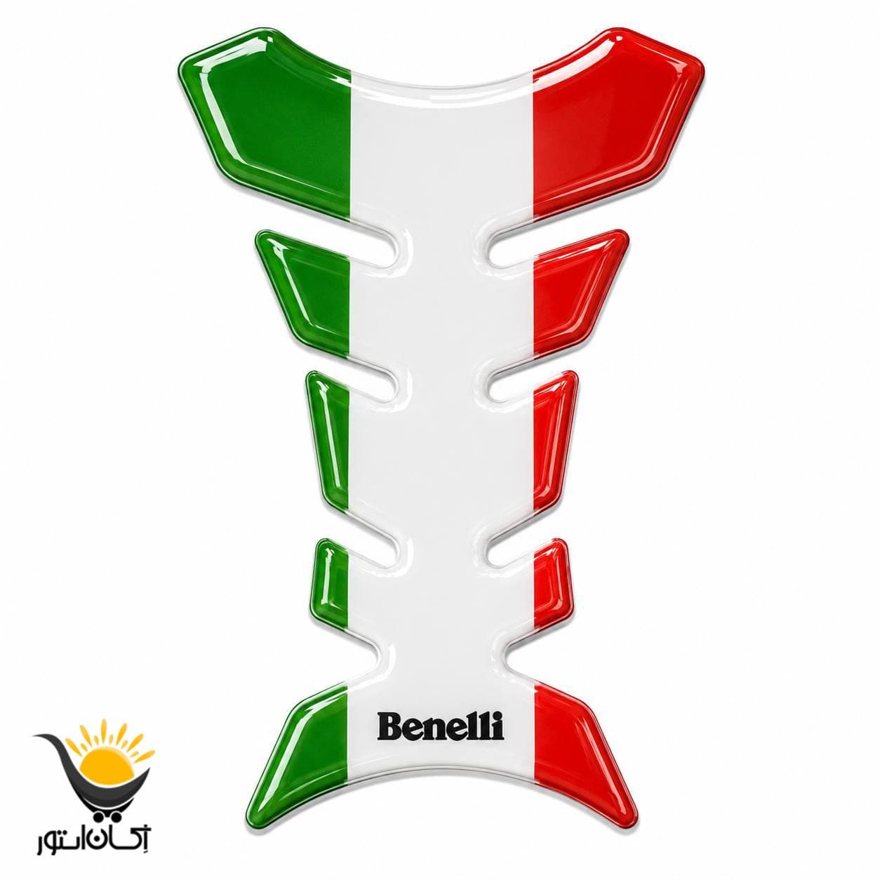 برچسب باک موتورسیکلت مدل ژله ای طرح Benelli