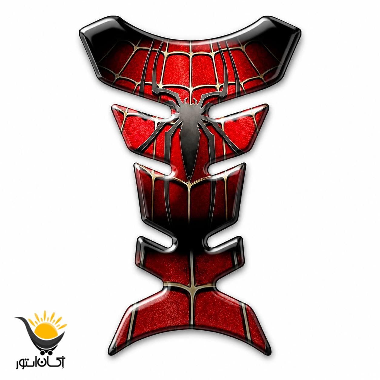 برچسب باک موتورسیکلت مدل ژله ای طرح Spider